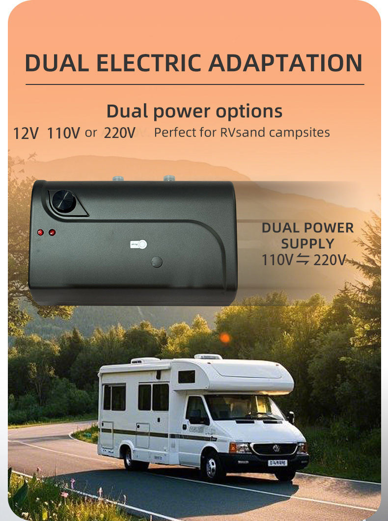 110V/220V RV Storage Electric Water Heater, 6L Stainless Steel Tank 110V/220V RV Storage Electric Water Heater, 6L Stainless Steel Tank